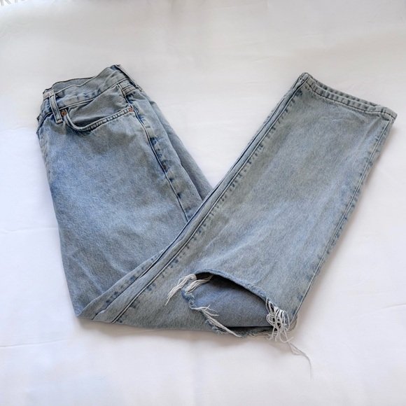 Mango Ripped Blue Jeans - Picture 8 of 8